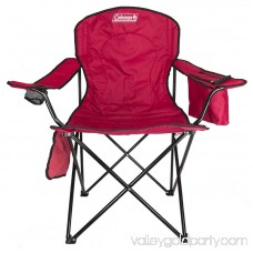 Coleman Folding Quad Chair With Built-In Cooler And Cup Holder, Red | 2000020264